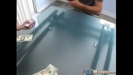 Son fucks mom during a poker game