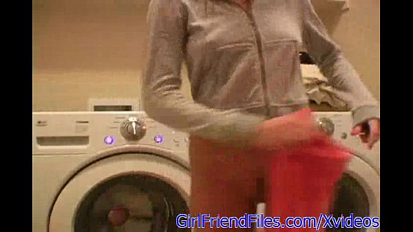 Mom and son sex on washing machine scene