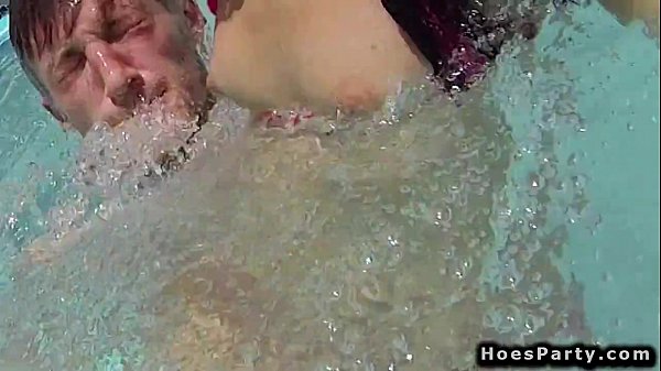 Underwater sex group scene