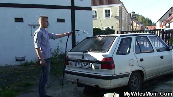 Rusian mother son and daughter scene