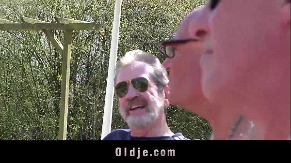 Groupsex old men and teen scene