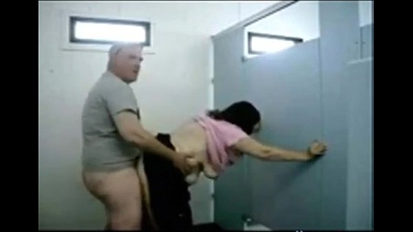 Horny son fucking his own mom in bathroom scene