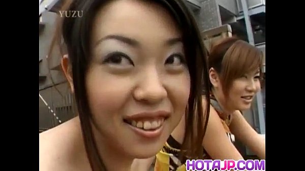 Japanese outdoor group sex scene