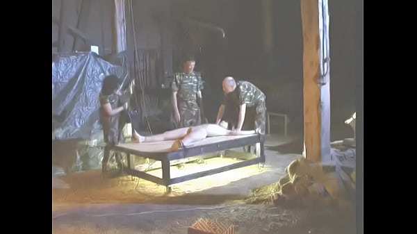 Army interrogation leads to group sex scene